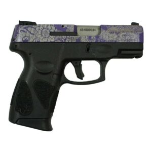 Taurus G2C Purple Paisley 9mm 3.2 inch handgun right-side view