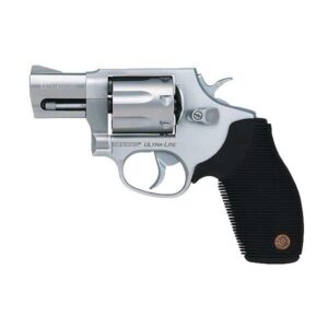 Taurus 817 .38 Special 2-inch matte stainless revolver with black rubber grips