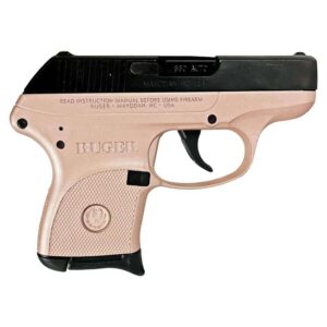 Ruger LCP .380 ACP pistol with 2.75 inch barrel and rose frame, side view