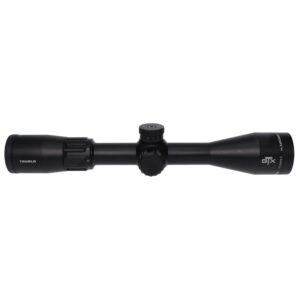 TRUGLO Intercept 3-9x40 IR Rifle Scope, duplex reticle, black finish
