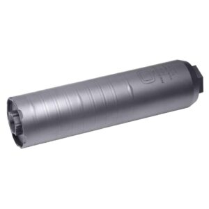 Q LLC Trash Panda 7.62mm titanium suppressor 1.75in OD 6.91in overall length rear-end included