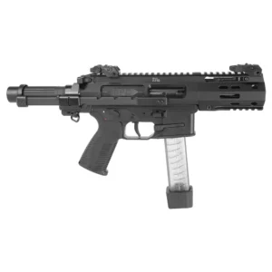 B&T SPC9 PDW SD KIT 9mm pistol with integral suppressor and 4.5-inch barrel, black finish