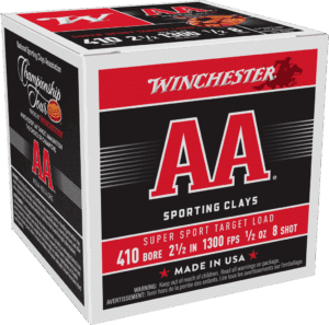 WINCHESTER AA SUPER SPORT 410GA 2.5" #8 SHOT 1/2OZ 25RD BX 250RD CS
