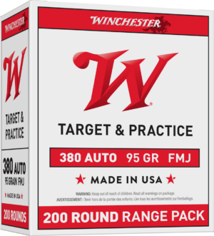 WINCHESTER USA 380ACP 95GR FMJ 200C