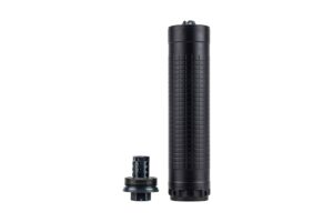 IWI IWS762TI 7.62mm titanium suppressor 7.4 in black HUB-T mount