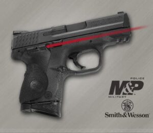 Crimson Trace Lasergrip for S&W M&P Compact polymer grip overmold rear activation