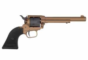 Heritage Rough Rider RR22A6 .22 LR revolver Burnt Bronze finish with black polymer grips