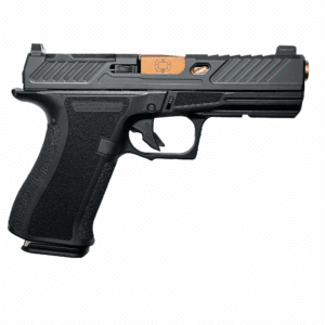 Shadow Systems CR920XL Elite pistol 9mm with 4.18 inch bronze spiral-fluted barrel and black polymer frame