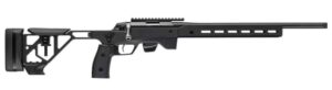 Tikka T1X Ace Target 17 HMR 16in threaded black anodized rifle side view