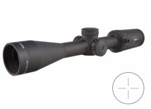 Trijicon Credo 3-9x40mm matte black riflescope with illuminated green duplex reticle