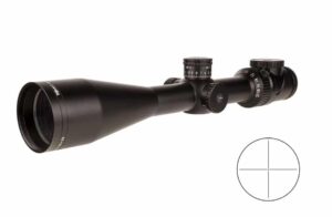 Trijicon AccuPoint 5-20x50 scope with green illuminated Duplex reticle, satin black finish
