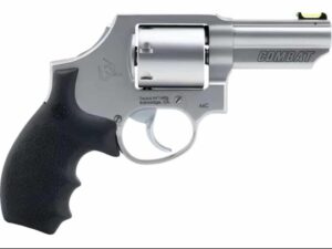 Taurus 66C Combat stainless 3-inch .357 Magnum revolver with Hogue black grip