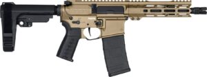 CMMG Banshee Mk4 8-inch 300 Blackout pistol in coyote tan with M-LOK handguard