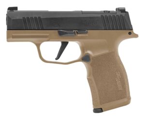 SIG Sauer P365X 9mm coyote tan optic-ready pistol 3.1 inch barrel