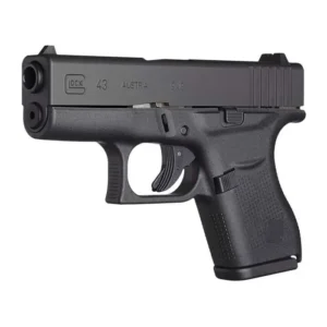 Glock 43 Rebuilt 9mm Subcompact 3.41 inch barrel black two magazines