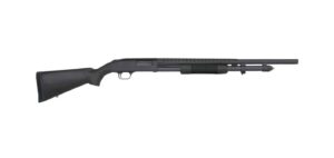 Mossberg 590 Persuader 12 Gauge pump-action shotgun with 24 inch barrel and black synthetic stock