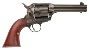 Taylors & Company 1873 Cattleman Gunfighter .45 LC 4.75 inch blued barrel case-hardened frame walnut grip