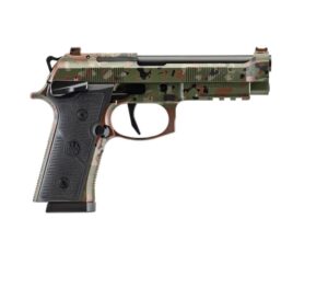 Beretta 92XI SAO FS 9mm 4.7 inch Flecktarn camo pistol with two magazines