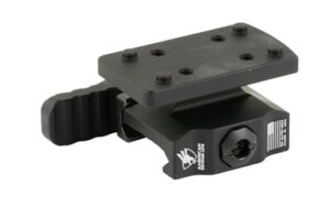 American Defense Mfg AD-TR-LW QD co-witness mount for EFLX DeltaPoint Defender optics in black