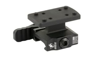 American Defense Mfg Lightweight TR QD mount for RMSc footprint optics, lower 1/3, black