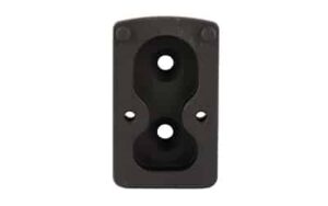 Arisaka Defense Offset Optic Plate #8 for Trijicon RMR and Holosun optics, black anodized