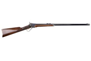 Cimarron Billy Dixon Sharps .45-70 Government rifle with 32 inch octagon barrel, blued finish