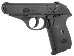 BLG Mauser HSR .22 LR 3.5in compact handgun with walnut grip