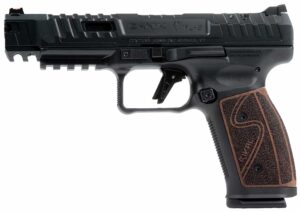 Canik SFX Rival-S 9mm pistol Black with Rosewood grips, 5-inch barrel
