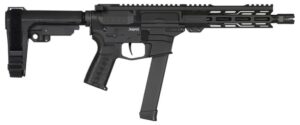 CMMG Banshee MkGs 9mm 8-inch pistol in armor black with RipBrace
