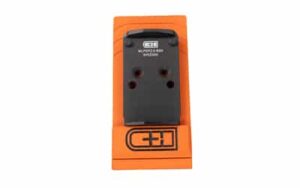 C&H Precision optic adapter plate for Walther PDP 2.0, black anodized, Trijicon/Holosun footprint
