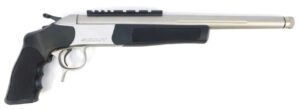 CVA Scout V2 LR pistol with 14 inch threaded stainless barrel in black finish