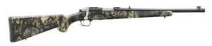 Ruger 77/44 bolt-action rifle Kryptek Obskura Nox camo threaded blued barrel 4-round rotary magazine