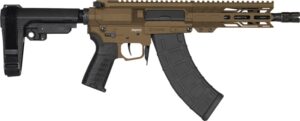 CMMG Banshee MK47 7.62x39 8in pistol in bronze with Rip Brace
