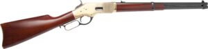 Cimarron 1866 Yellowboy .22 LR 19-inch brass/blued rifle with walnut stock
