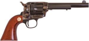 Cimarron Model P Jr .38 Special 5.5 inch blued barrel case-colored frame walnut grips
