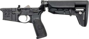 BCM complete widebody AR-15 lower receiver with MOD-2 SOPMOD stock in black