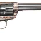 Cimarron Model P .45 Long Colt 7.5 in blued barrel case-colored frame walnut grip