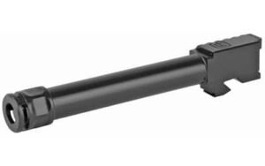 Griffin Armament 5-inch threaded stainless barrel for Glock Gen3/4 G17 with Micro Carry compensator