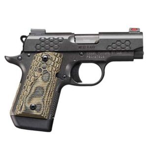 Kimber Micro 9 KHX 9mm pistol, black finish, fiber optic sights, 7rd magazine