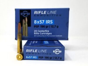 Prvi 8x57 IRS Ammunition PP857I 196 Grain Pointed Soft Point 20 Rounds
