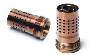 Q Cherry Bomb muzzle brake M18x1.5 for 8.6 Blackout taper mount