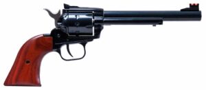 Heritage Rough Rider 6.5 in blued revolver with cocobolo grips and adjustable sights, 9-shot