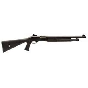 Stevens 320 Security 12ga 18.5 inch pump shotgun with pistol grip and heat shield