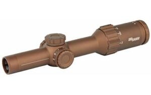 Sig Sauer TANGO6T 1-6x24 30mm FL-6 Hellfire Illuminated riflescope in Flat Dark Earth