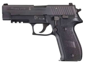 Sig Sauer P226 MK25 9mm pistol 4.4 inch barrel black Nitron USN anchor engraving