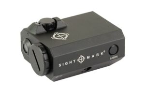 Sightmark LoPro SM25016 mini green laser sight mounted on a Picatinny rail