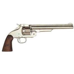 Taylors and Company TF UBERTI Schofield 7-inch .45 LC revolver, nickel finish, walnut grips