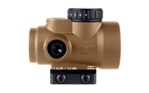 Trijicon MRO SD 1x25mm 2 MOA Green Dot reflex sight in coyote with low mount