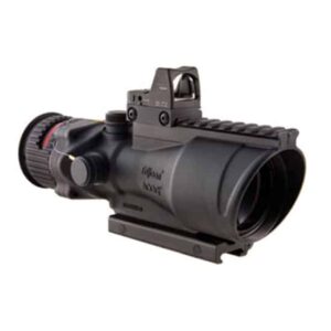Trijicon ACOG TA648-D-100560 6x48 with RMR Type 2 and red chevron reticle