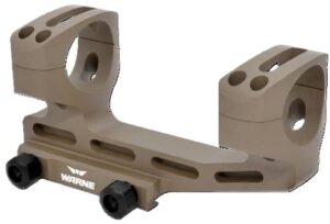 Warne LRSKEL1DE 1-inch skeletonized Picatinny scope mount 20 MOA Flat Dark Earth